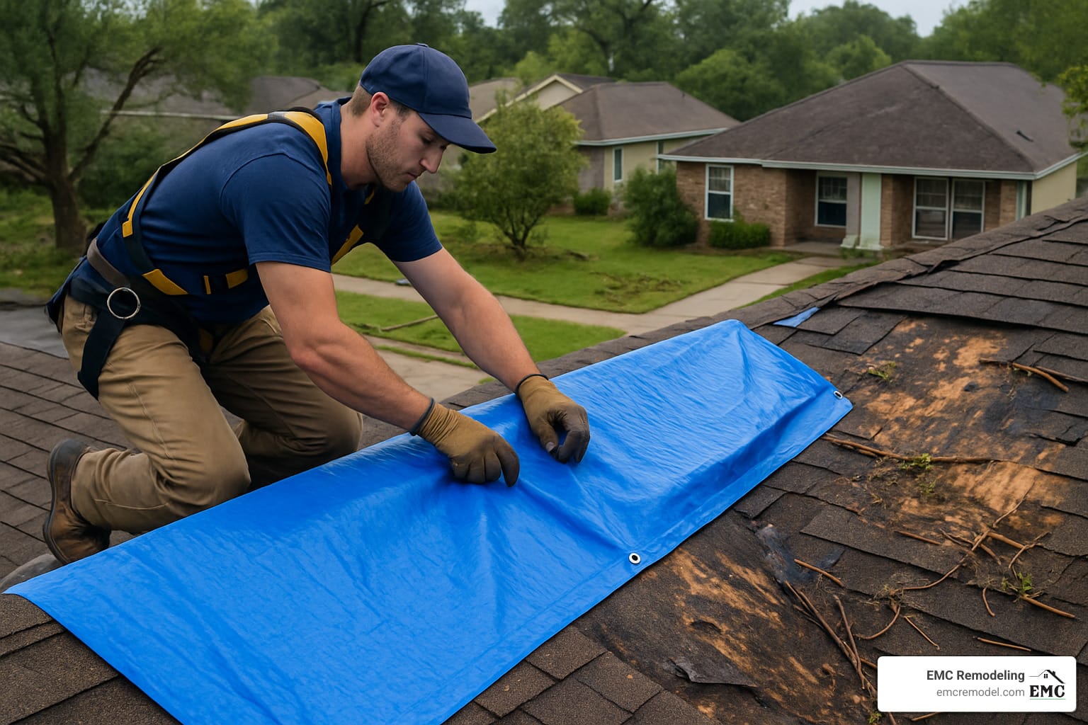emergency roof tarp service near me